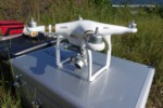 飛行前のDJI Phantom3 Professional