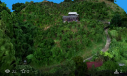 松山市内にあるみかん畑の3Dモデル