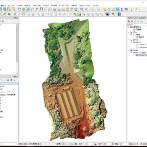 DEMサンプル(ストレッチ+陰影図)