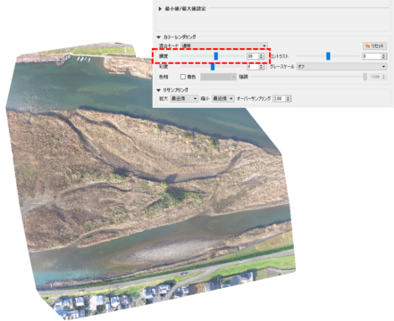 明るさを上げる